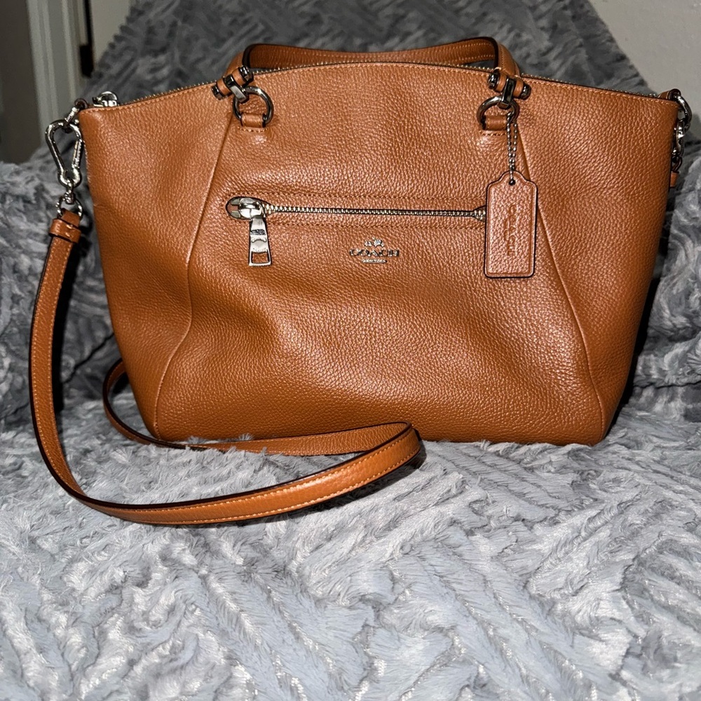 Coach Pebble Grain Bag - Tan